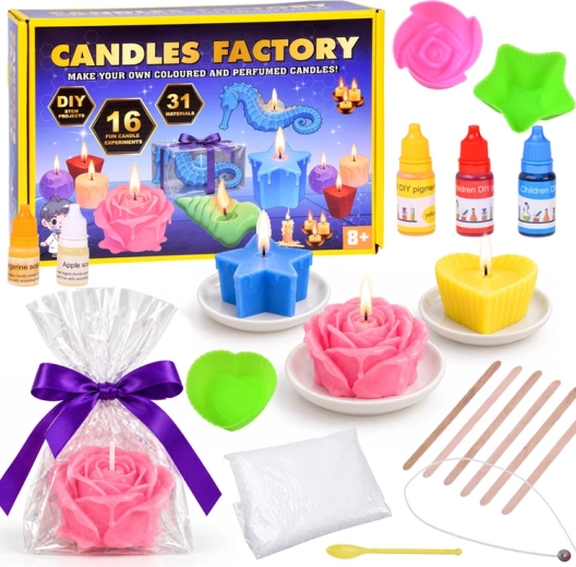 Kreatív készlet illatos gyertyák készítéséhez – Candles Factory