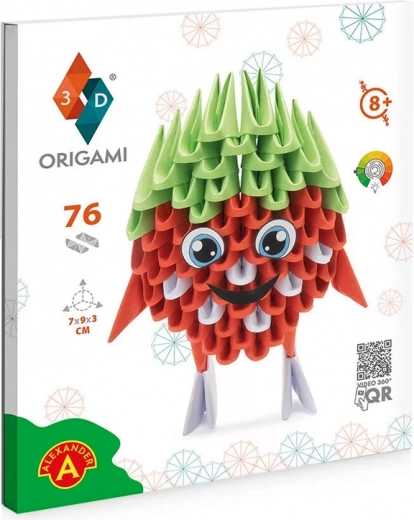 Alexander kreatív készlet ORIGAMI 3D – eper