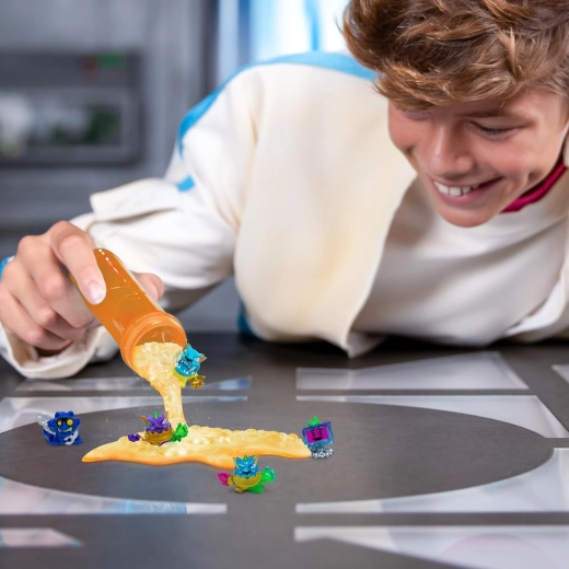 Habzó felfedési folyamat kémcsővel