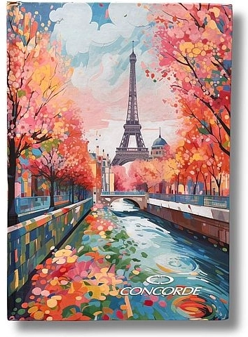 CONCORDE A5 jegyzetfüzet 8 mm-es vonalazással, 100 lap