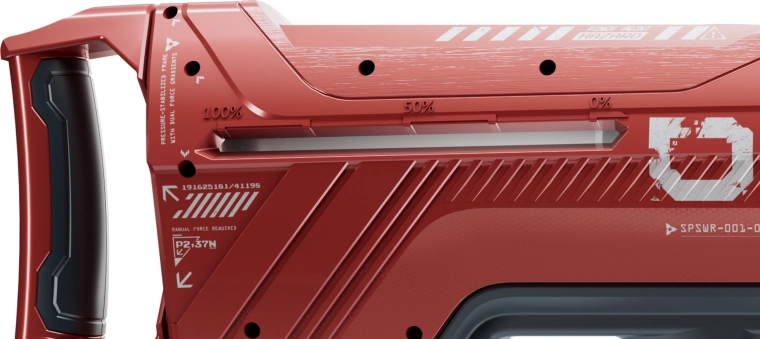 Akkumulátor nélkül: tisztán mechanikus blaster