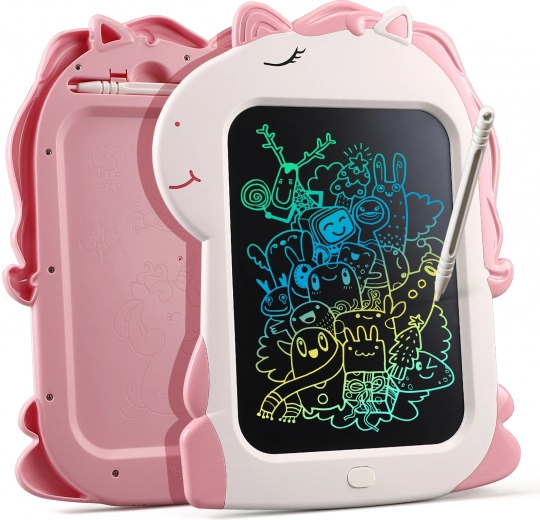 Rajzoló LCD tábla unikornis 26 cm