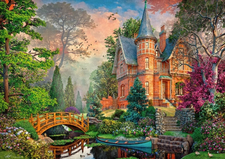 Ravensburger puzzle Rendkívüli terrakotta ház 1000 darab
