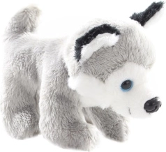 Plüss husky 13 cm