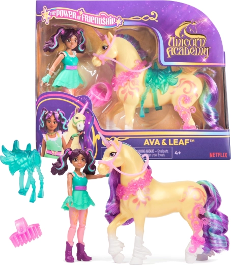 Unicorn Academy Ava és Leaf figurák kiegészítőkkel