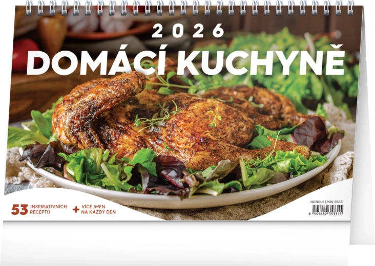Asztali naptár Házi konyha 2026