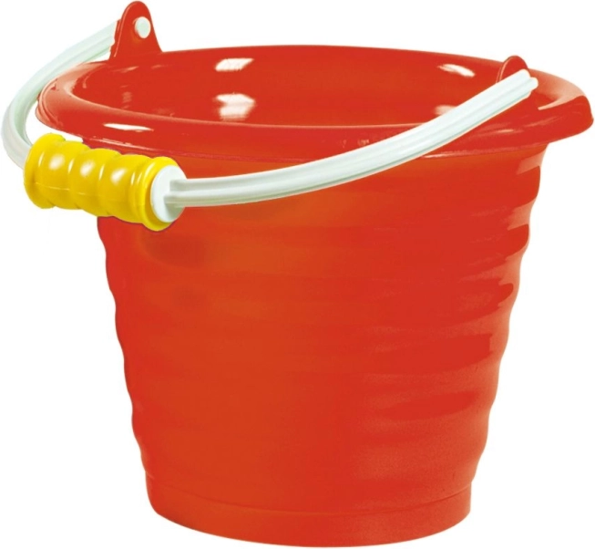Androni hullámos vödröcske – átmérő 20 cm – Piros