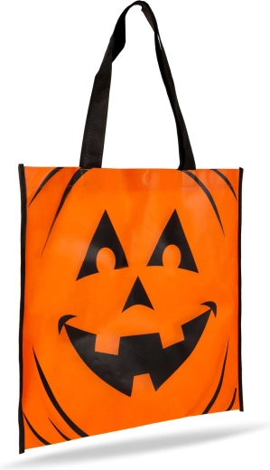 Halloween ajándéktáska tökös mintával