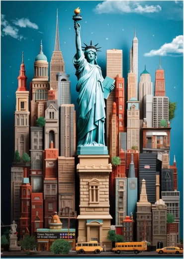 Puzzle New York 1500 darabos
