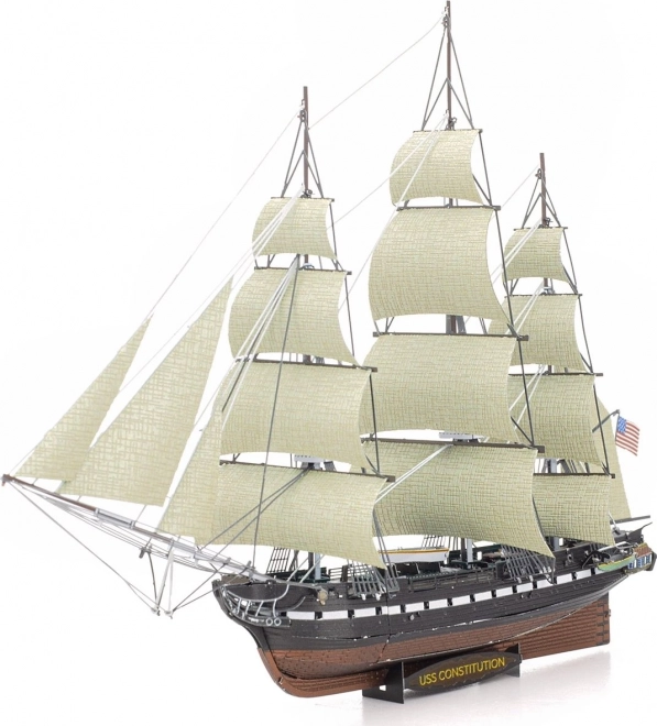 METAL EARTH 3D kirakó Prémium sorozat: USS Loď építés