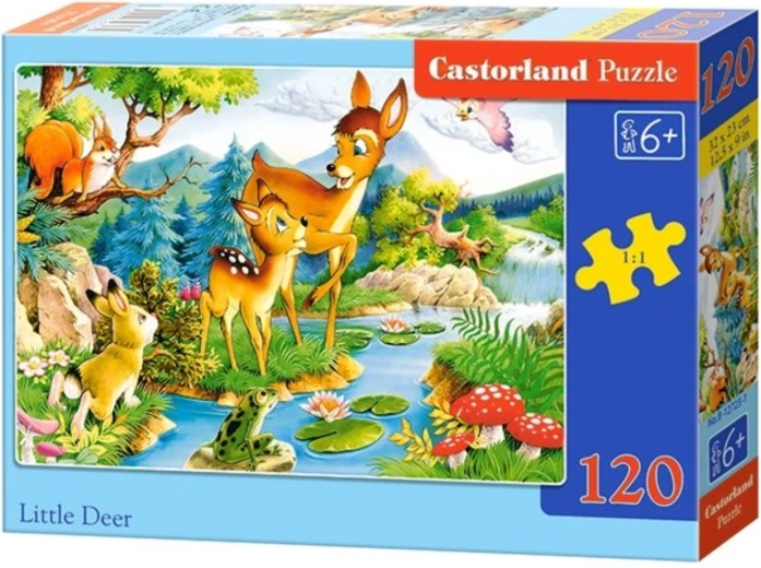 Little Deer gyermek puzzle, 120 darabos