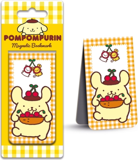 Pom Pom Purin mágneses könyvjelző Cherries - 1 db