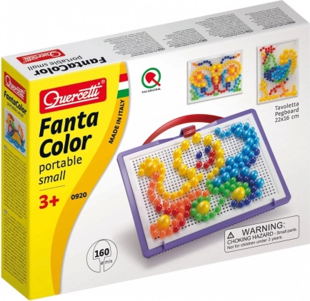 Quercetti Fantacolor hordozható mozaik gyerekeknek