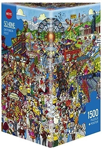 1500 darabos Oktoberfest puzzle poszterrel