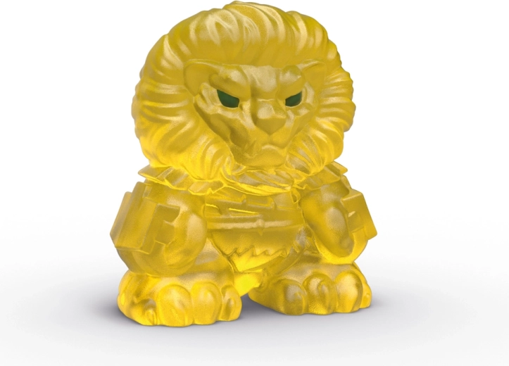 Átlátszó mini figura oroszlánsörénnyel
