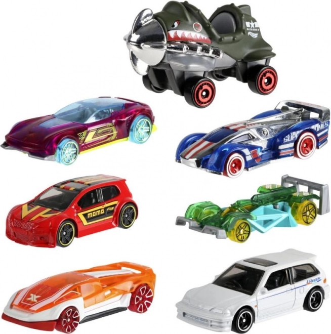 Hot Wheels fém kisautó 1:64 – vegyes modellek, karton 72 db