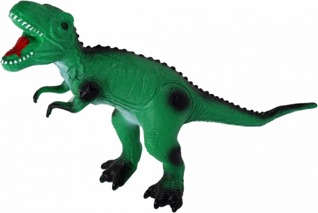 Nagy dinoszaurusz figura – tirannoszaurusz hanggal, 38 cm, zöld