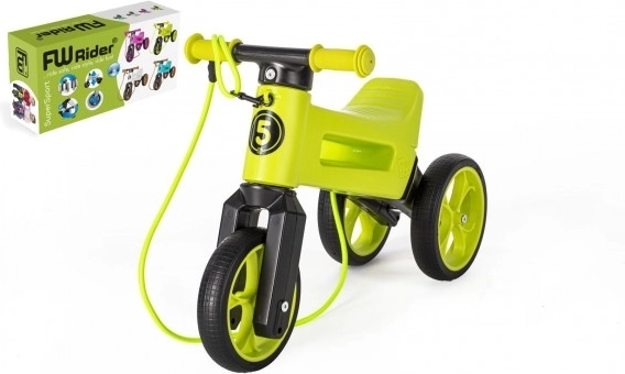 Funny Wheels Rider SuperSport 2 az 1-ben futóbicikli hevederrel – Zöld