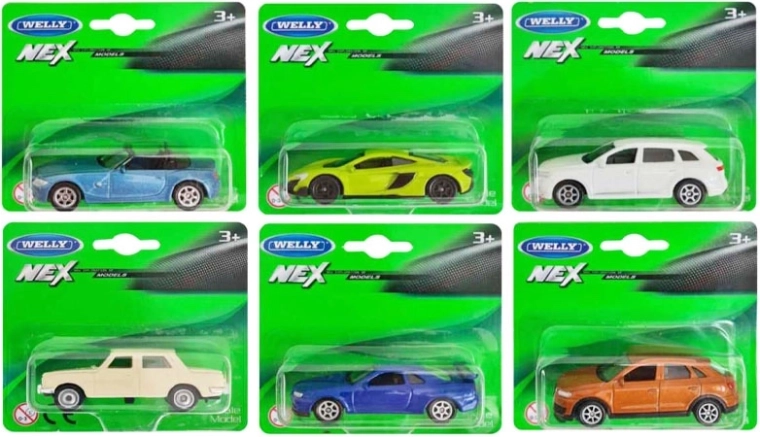 Welly autómodell 1:60 vegyes – 1 db