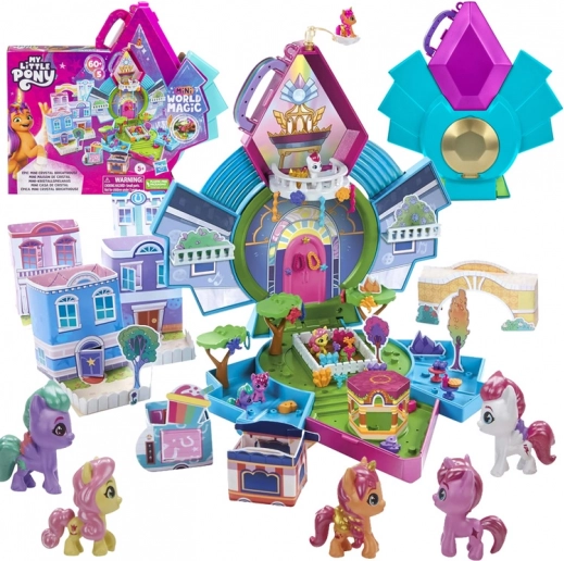 My Little Pony kristály világítótorony Mini World Magic 5 figurával