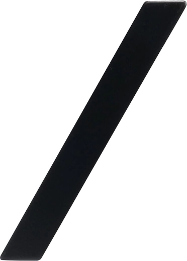 95 mm-es házszám jelölő rozsdamentes acélból – matt fekete