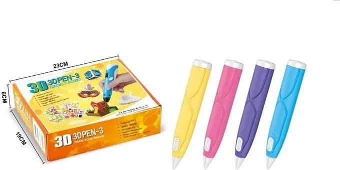 3D tollal, filamenttel, állvánnyal és USB-kábellel – 1 darab