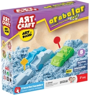 Art Craft kinetikus homok autók 500 g - 1 db
