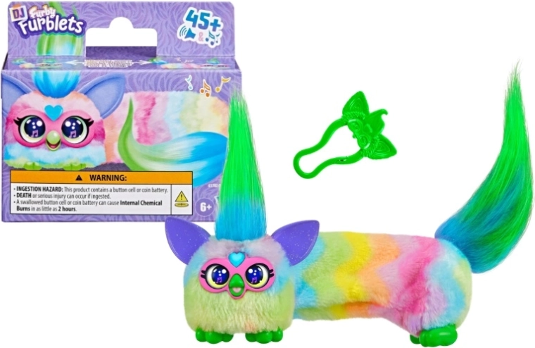 Furby DJ Furblet Can Dee Swirl plüss interaktív játék