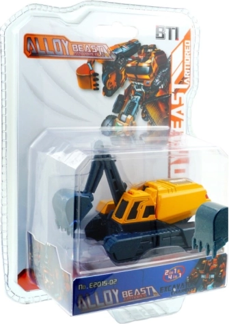 Transformer teherautó építőgép-robot