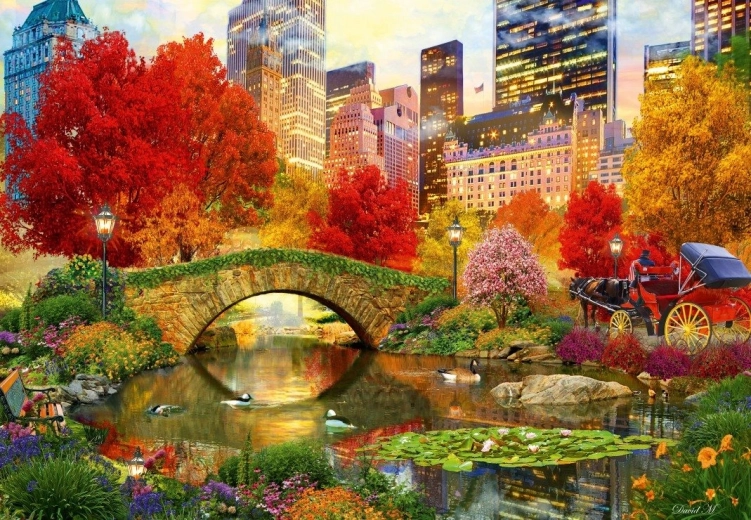 Puzzle Central Park NYC 1000 darabos BLUEBIRD