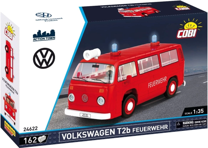Cobi Volkswagen T2b tűzoltók 1:35 (162 alkatrész)