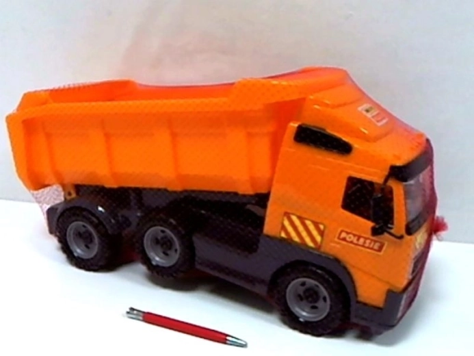 Volvo gyerek billenős teherautó utánfutóval és hálóval