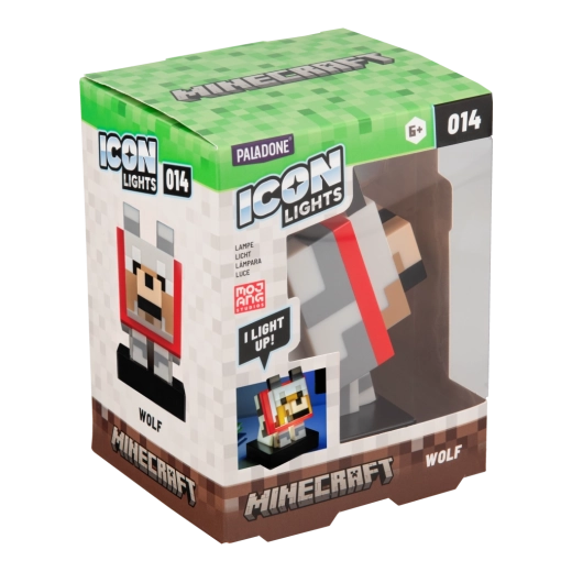 Paladone Minecraft ikonlámpa – farkas