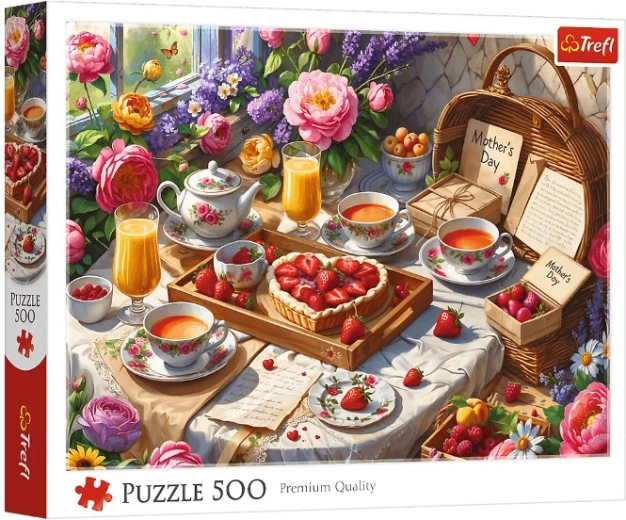 Puzzle 500 Anyák napi édességek