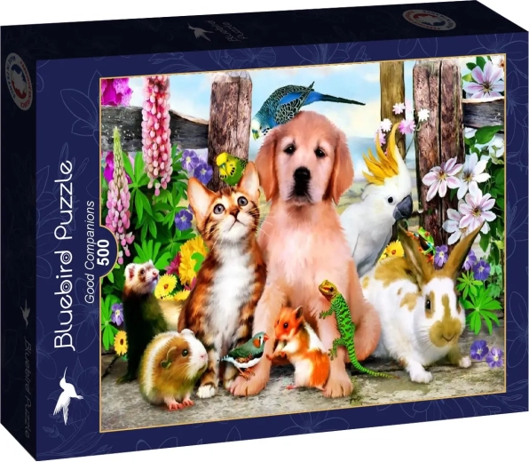 Bluebird puzzle Jó társak 500 darabos