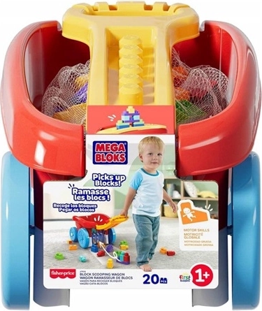 MEGA BLOKS kocsi építőkockákkal kisgyermekeknek
