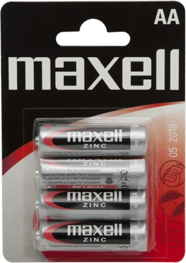 Cink-szén ceruzaelem AA R6 1,5 V, 4 db