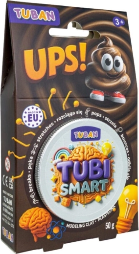 Tubi Smart barna csillámos gyurma 50 g