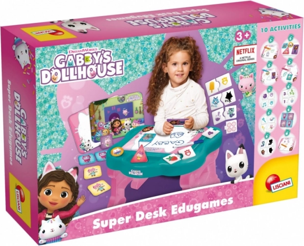 Játékasztalka tevékenységekkel – Gabby’s Dollhouse