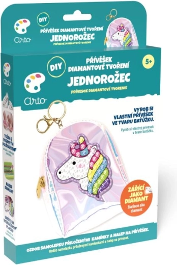 ARTO DIY medál – gyémántfestés unikornis