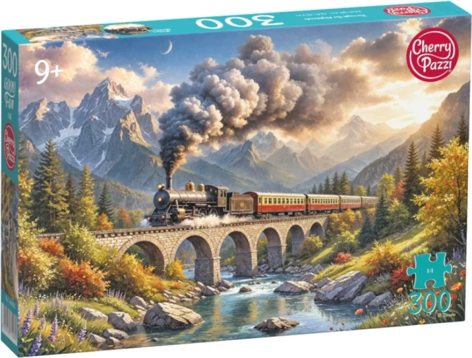 Cherry Pazzi puzzle Gőzmozdony 300 darabból