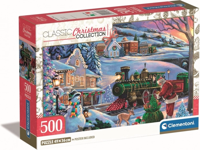 Karácsonyi puzzle Karácsonyi vonat 500 darab