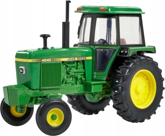 A John Deere traktor élethű részletei