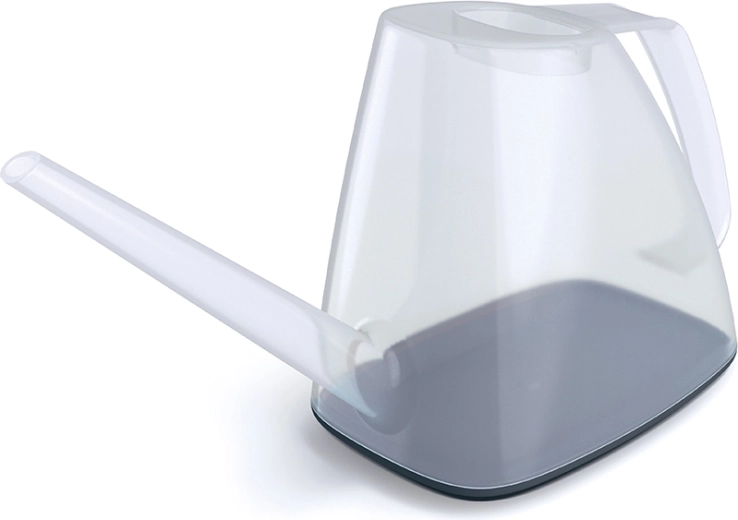 Rivo öntözőkanna 1,7 l – átlátszó, antracit fedéllel