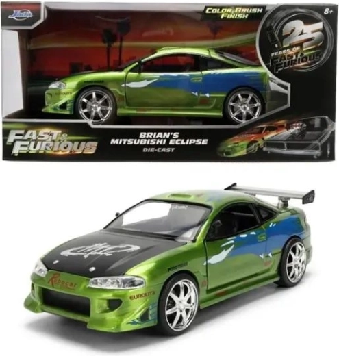 Jada fémmodell, 1995-ös Mitsubishi Eclipse a Halálos iramban című filmből, 1:24 méretarányban