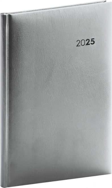 Notique heti határidőnapló balacron 2025 ezüst 15 × 21 cm