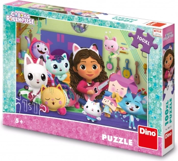 Puzzle GABBY'S DOLLHOUSE Zenei szoba 100 XL darab