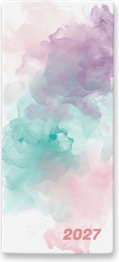 Havi határidőnapló 2027 Watercolour PVC borítóban