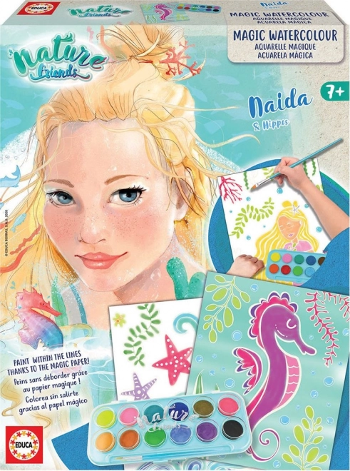 Educa Nature Friends varázslatos vízfestés – kreatív készlet