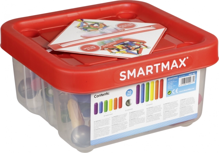 SmartMax konténer 70 darab – mágneses építőkészlet 1 éves kortól